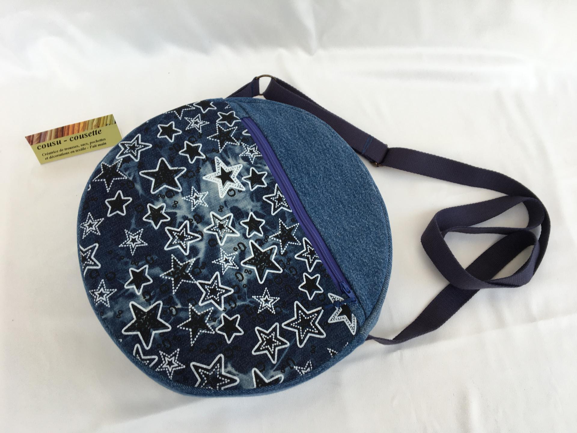 Sac rond jeans