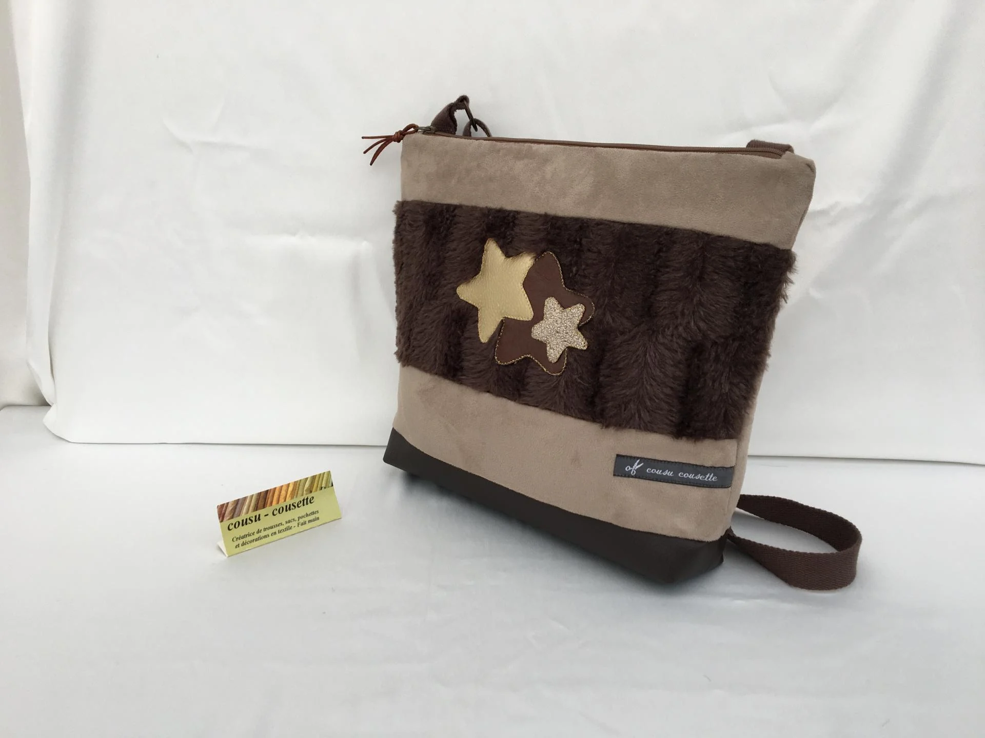 Bandoulière fourrure