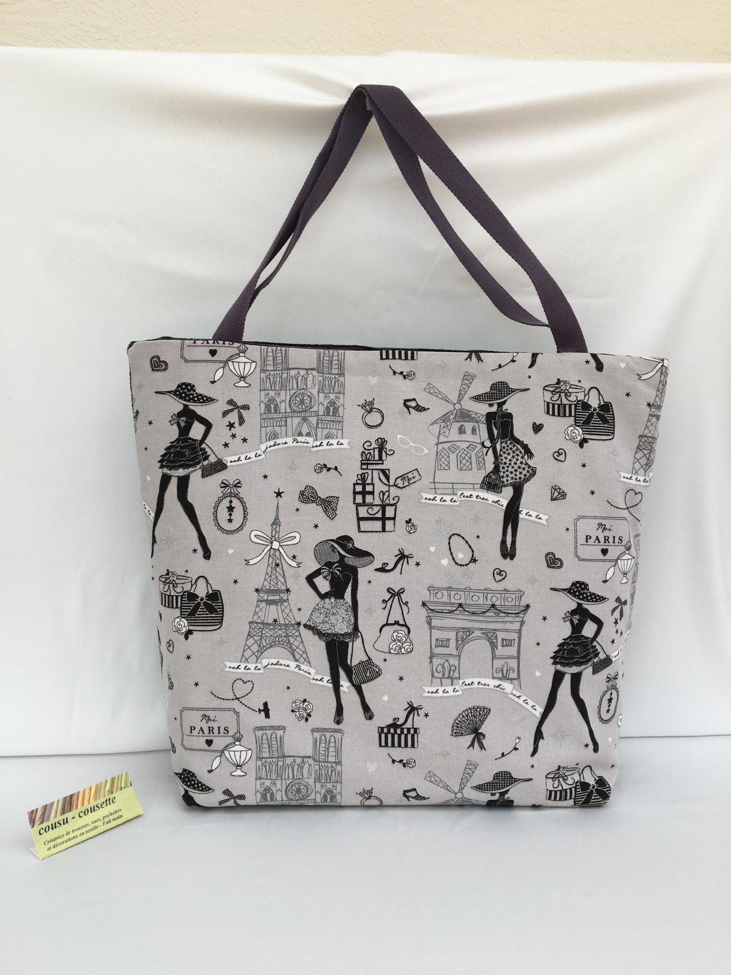 Grand sac fourre tout