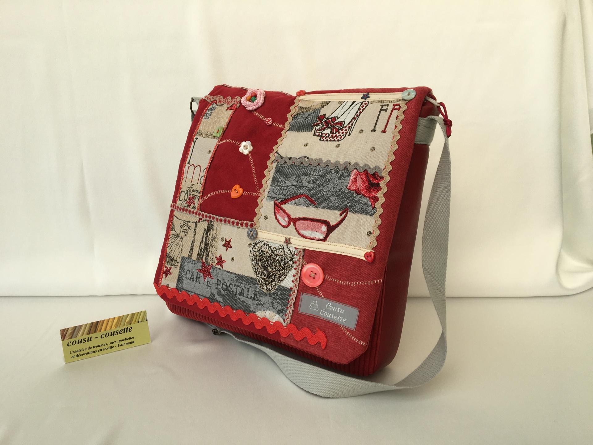 Bandoulière à rabat